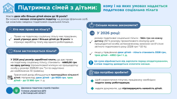 Підтримка сімей з дітьми: кому і на яких умовах надається податкова соціальна пільга
