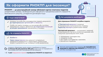 Як оформити РНОКПП для іноземця?