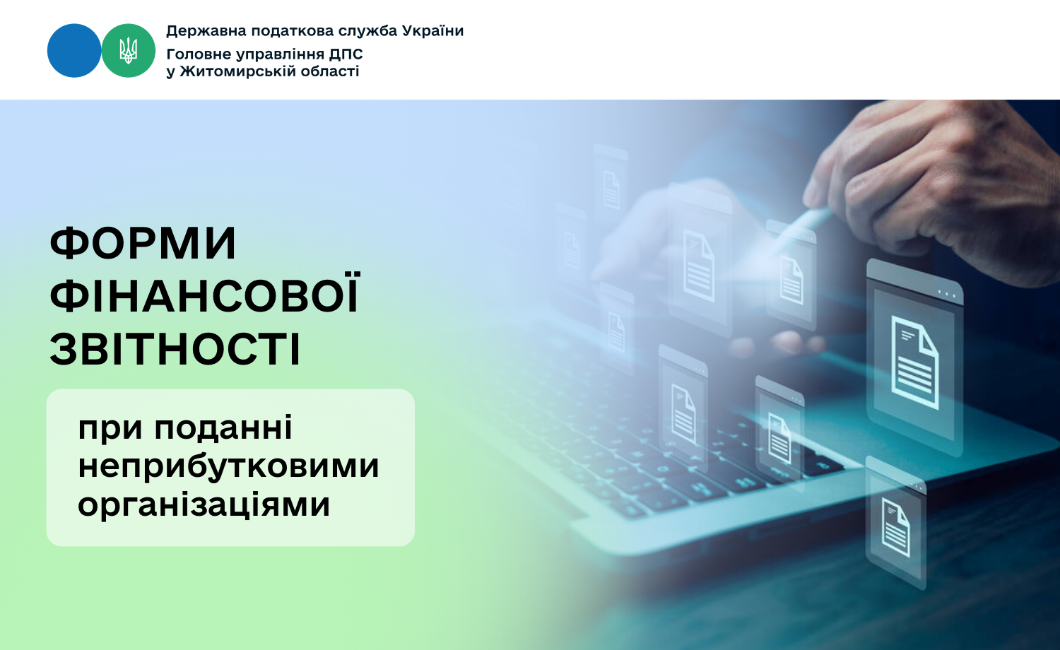 Форми фінансової звітності при поданні неприбутковими організаціями