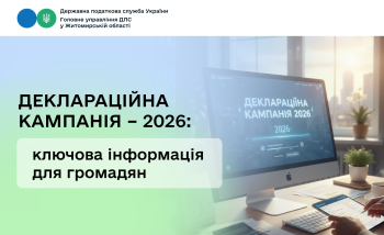 Деклараційна кампанія – 2026: ключова інформація для громадян (Відео)