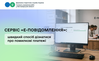 Сервіс «Е-повідомлення»: швидкий спосіб дізнатися про помилкові платежі