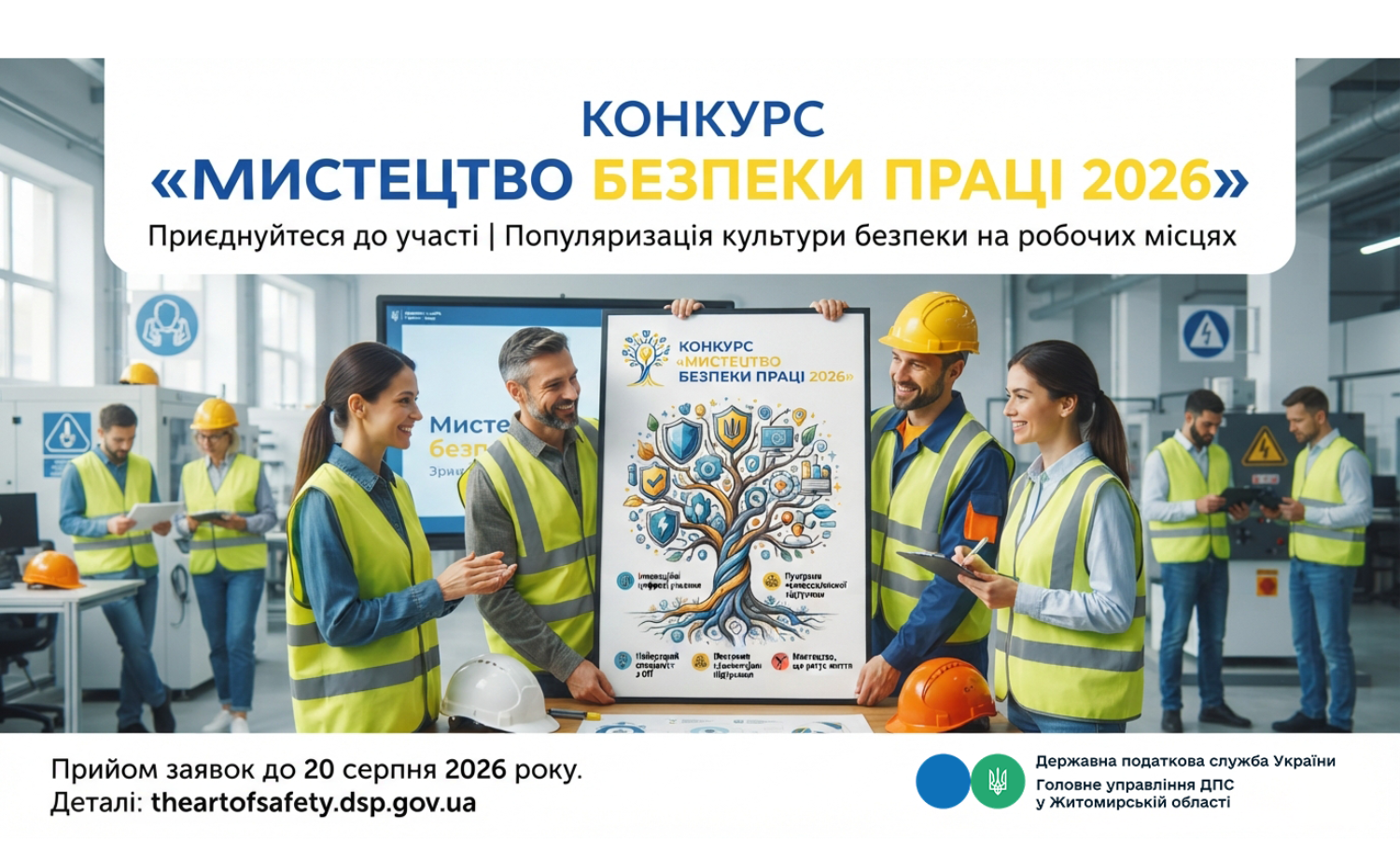 Конкурс «Мистецтво безпеки праці 2026» триває: долучайтеся до участі